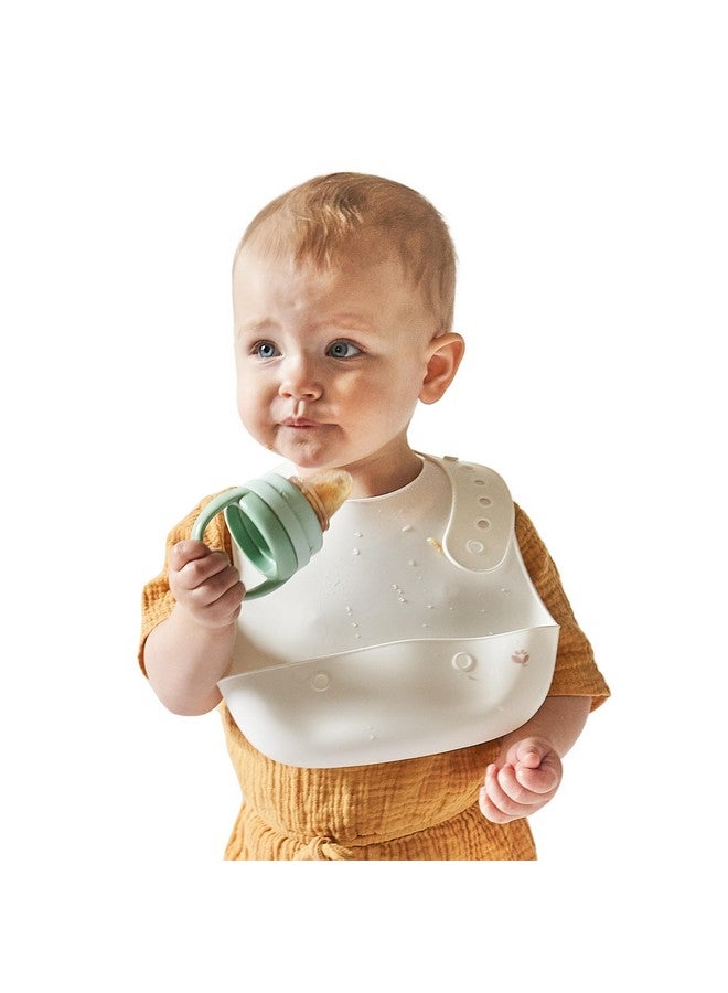 Green Sprouts® Silicone & Sprout Ware® First Foods Feeder, 6mo+, Plant-plastic, Platinum-cured Silicone, Sterilizer Safe, Grows with Baby, Tested for Hormones - Sage - Image 3