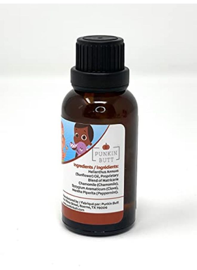 Punkin Butt - Teething Oil - 1 Oz - 100% Natural Teething Relief For Babies - Proprietary Blend Includes Chamomile, Sunflower, Peppermint, And Clove Oil - Baby Teething Relief With No Added Chemicals - Image 1