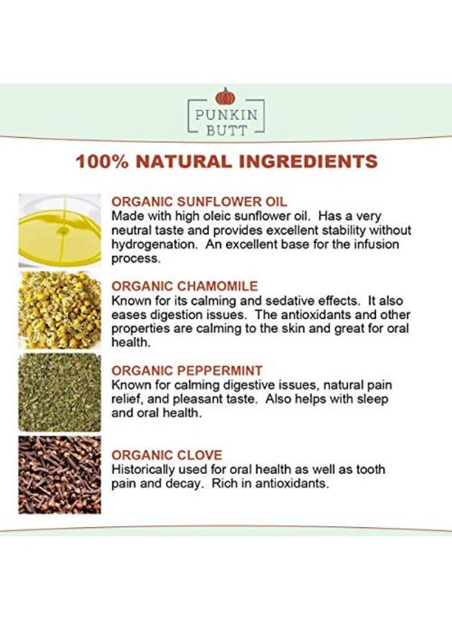 Punkin Butt - Teething Oil - 1 Oz - 100% Natural Teething Relief For Babies - Proprietary Blend Includes Chamomile, Sunflower, Peppermint, And Clove Oil - Baby Teething Relief With No Added Chemicals - Image 1