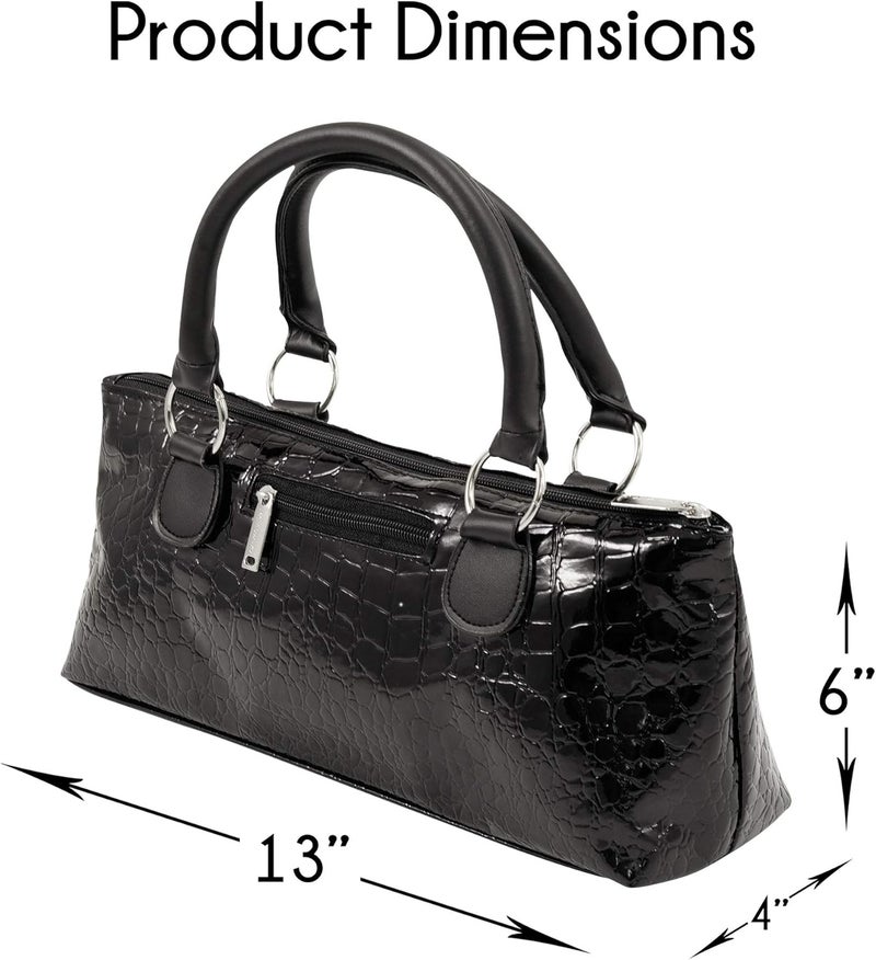 Primeware Wine Clutch Bag (Thermal Insulated) Trendy Women’s Carry Tote | Holds Red & White 750mL Bottles | Trendy Fashion | Incl. Portable Waiter-Style Corkscrew - Image 3
