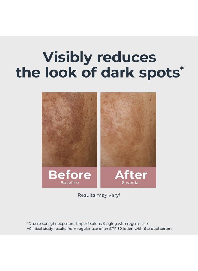 Eucerin سيروم توهج مزدوج مصحح للبقع الداكنة، سيروم للبقع الداكنة مع ثياميدول وحمض الهيالورونيك، يساعد في تقليل مظهر البقع الداكنة المستمرة، زجاجة سعة 1 أونصة سائلة - Image 4