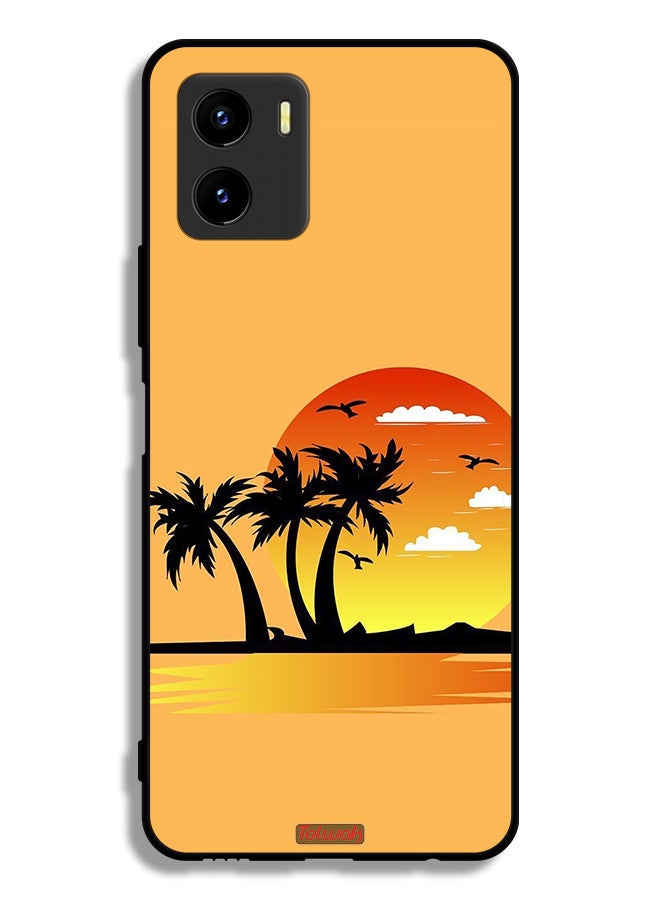 Tolwak Vivo Y15s Protective Case Cover Drawing Abstract Design - Image 2