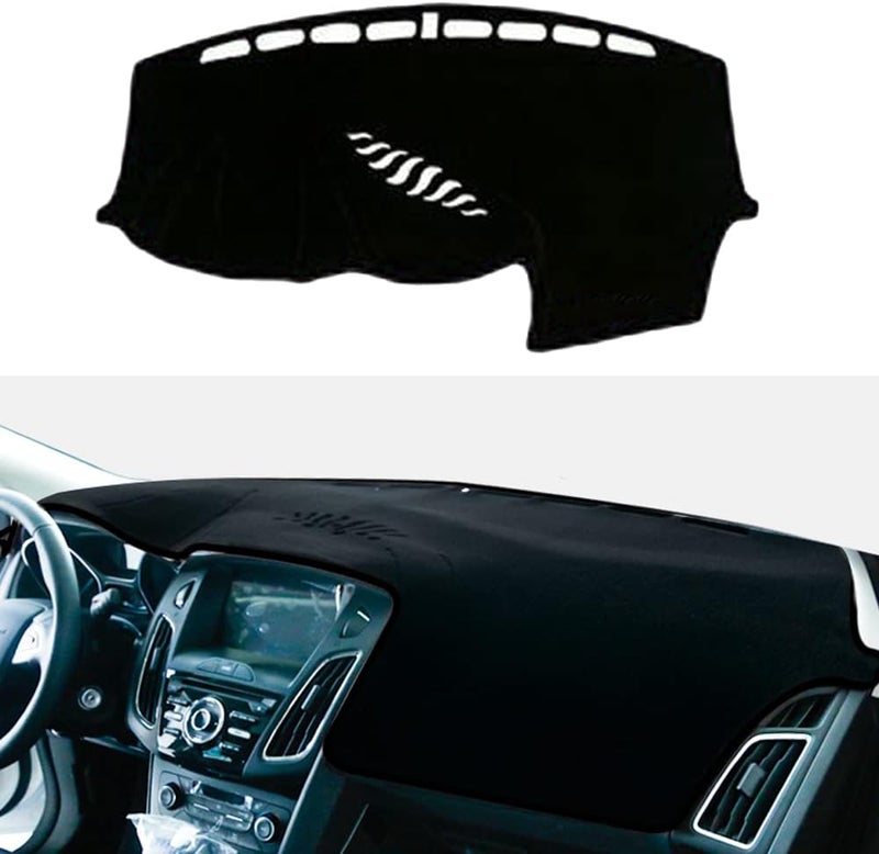 YOFAMO Dashboard Cover Mat for Ford Focus 2012-2018 (With Speaker) - Anti-Skid Protector - Image 1