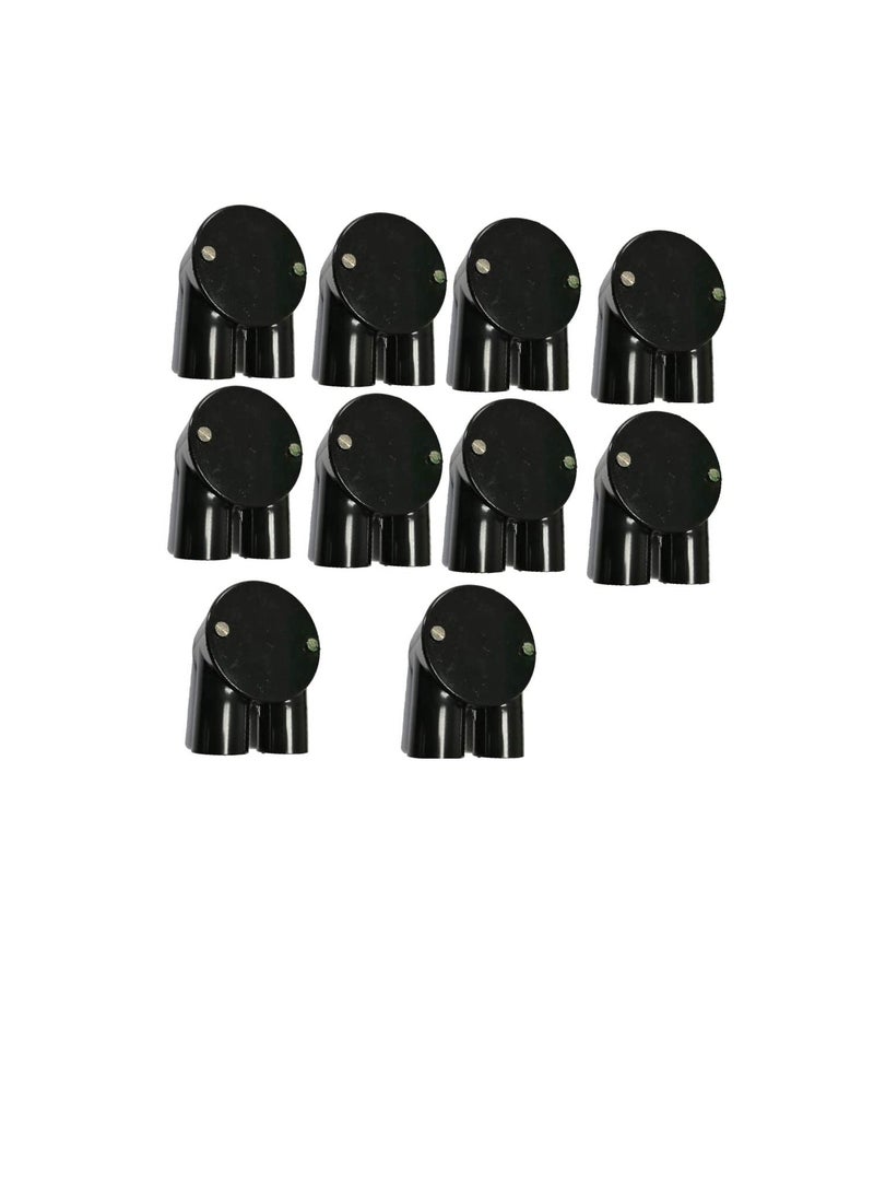PVC Electrical Conduit Pipe & Fittings for Indoor and Outdoor Electrical Wiring and Cabling (Pack of 10) (20mm, Junction -U- Way) - Image 1