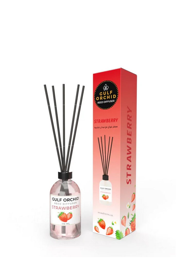Gulf Orchid Perfume Diffuser, 110 ml - Strawberry - Image 1