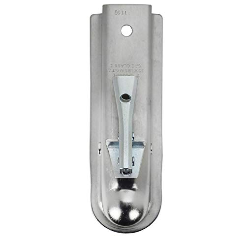Quick Products QP-HS3023Z Zinc Trigger-Style Trailer Coupler - 2" Ball, 2" Channel - 3,500 lbs. - Image 4