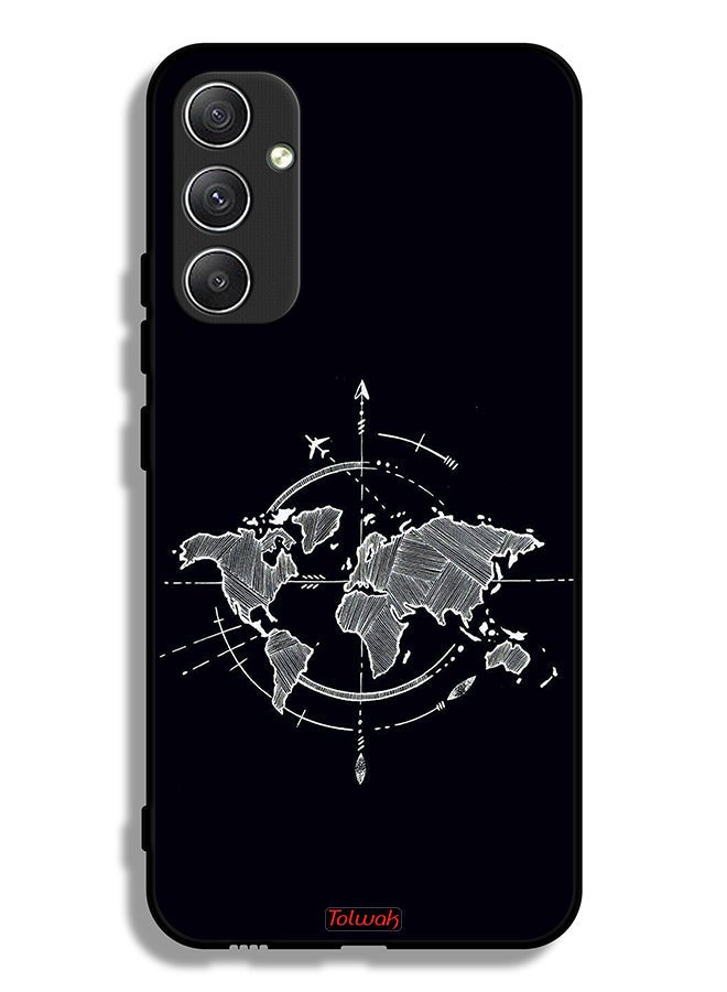 Tolwak Samsung Galaxy A34 5G Protective Case Cover Compass Art - Image 1