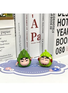 General 6 Vegetables Xiaoxin Crayon Xiaoxin Peripheral Xiaoxin cos Corn Pumpkin Tide Play Figure Egg Twisting Doll Machine Figure  - Image 2