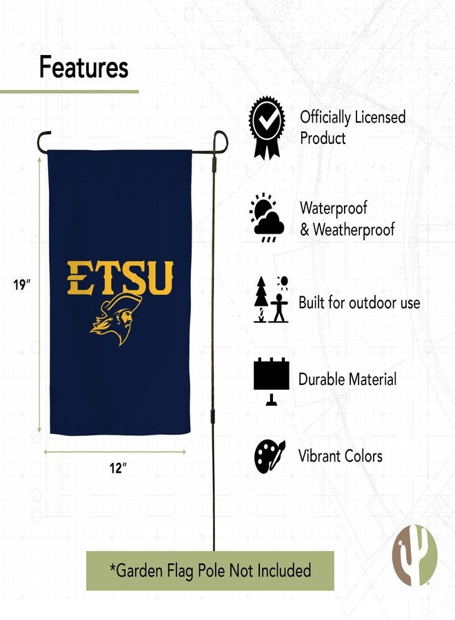 Desert Cactus East Tennessee State University ETSU Garden Flag – 19 x 12 Inch Tennessee Buccaneers Banner, for Outdoor Display and Events (Design A) - Image 4