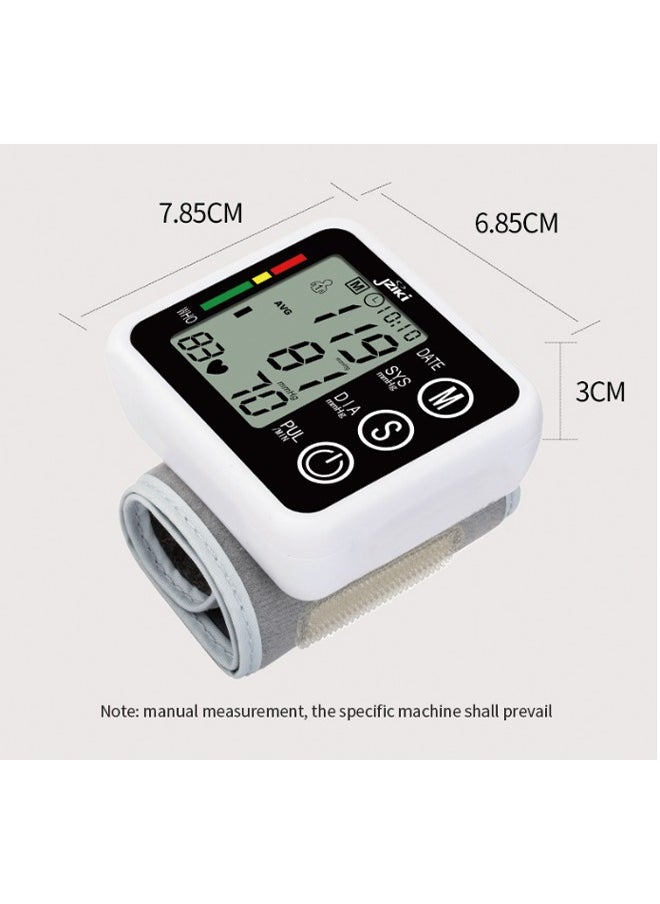 JZIKI wrist-type electronic blood pressure monitor without voice broadcast
