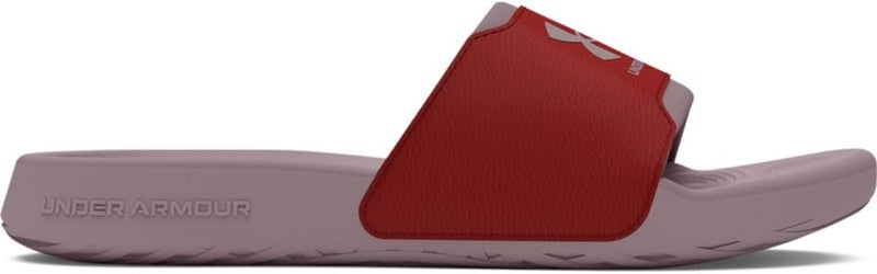 UNDER ARMOUR صندل أندر أرمور للرجال إغنايت سليك سلايد - رمادي تيترا/برتقالي أرضي/أسود - Image 5