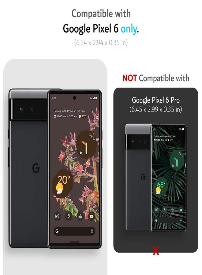 توديا جراب TUDIA DualShield مصمم خصيصًا لهاتف Google Pixel 6 (2021)، [دمج] جراب متين مزدوج الطبقات مقاوم للصدمات، بمواصفات عسكرية، نحيف، شديد التحمل، لحماية هاتف Pixel 6 - أخضر غامق - Image 2
