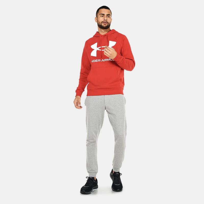 UNDER ARMOUR Men's UA Rival Fleece Big Logo Pullover Hoodie