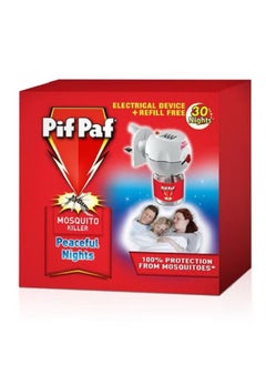 Pif Paf Liquid mosquito killer refill for 30 nights, 25ml 