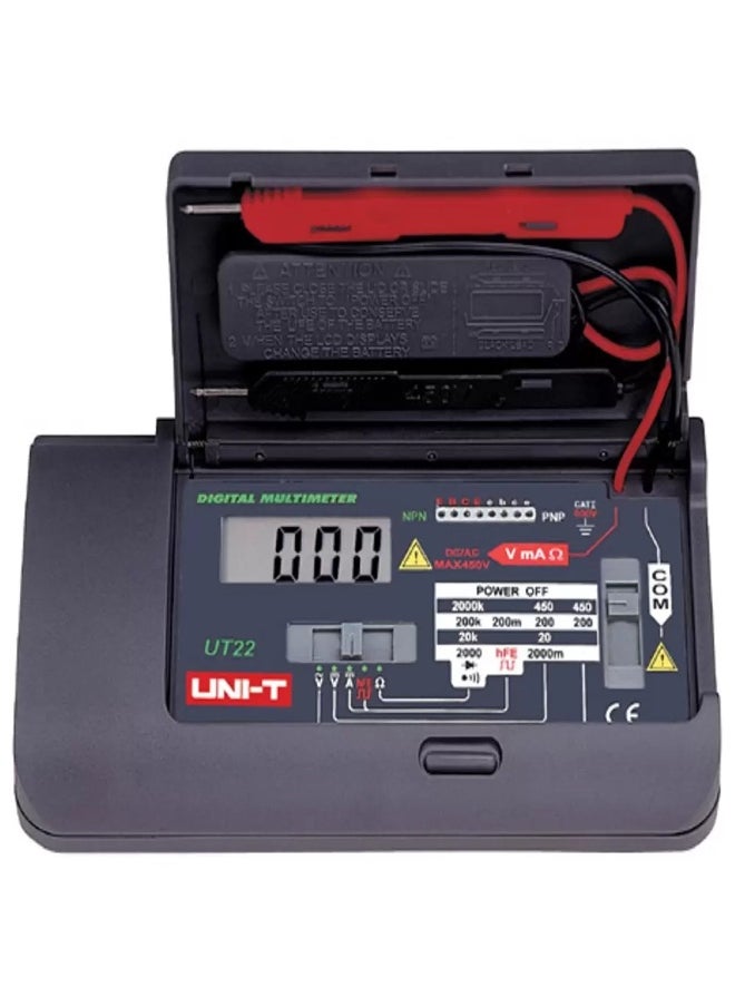 UNI-T - UNI-T 9V Battery Pocket Size Digital Multimeter Tester - Image 1