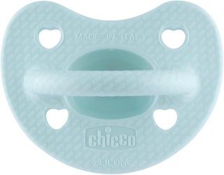 Chicco PhysioForma Luxe Silicone Dummy, 6-16 Months, Grey/Blue, Pack of 2 - view 3