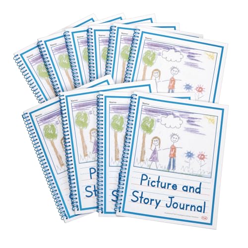 Excellerations 8.5 x 11 inch Beginner's Preschool Picture Story Journals, Drawing and Writing Notebook - Pack of 10 for Kids and Children Educational - Image 5