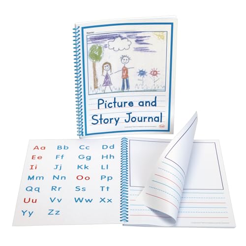 Excellerations 8.5 x 11 inch Beginner's Preschool Picture Story Journals, Drawing and Writing Notebook - Pack of 10 for Kids and Children Educational - Image 3