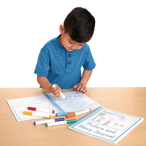Excellerations 8.5 x 11 inch Beginner's Preschool Picture Story Journals, Drawing and Writing Notebook - Pack of 10 for Kids and Children Educational - Image 4