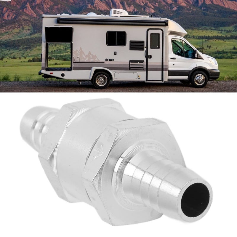 Kikumi One Way Non Return Control Valve 6mm Aluminum Alloy For Petrol Gasoline Oil Stops Backflow - Image 5