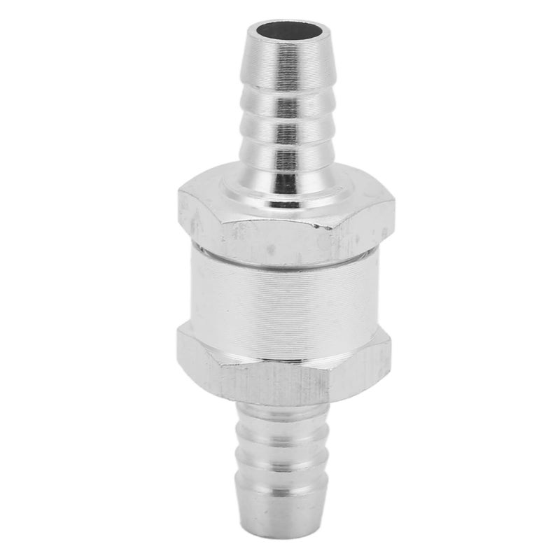 Kikumi One Way Non Return Control Valve 6mm Aluminum Alloy For Petrol Gasoline Oil Stops Backflow - Image 1