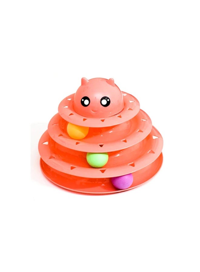 circular turntable cat toy