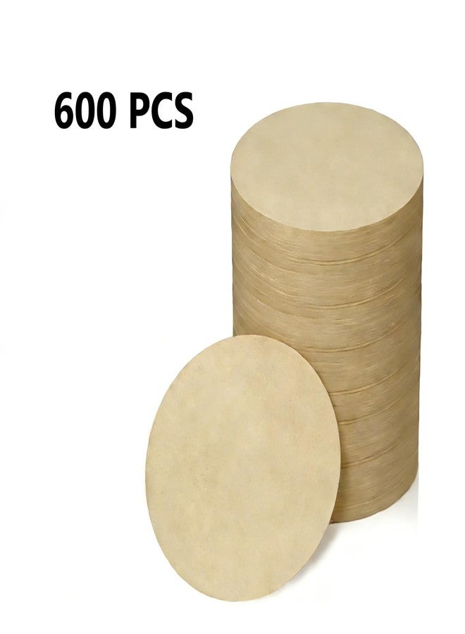 QHAND Coffee Filters Compatible with OXO Rapid Brewer Coffee Maker, 600 Pcs Round Unbleached Paper Filters for OXO Portable Manual Compact Travel Coffee Maker - Image 5