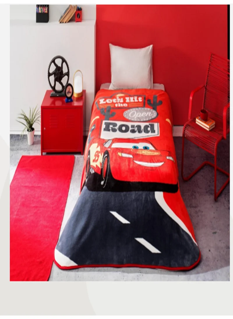 Taç Licensed Single Blanket Cars Road