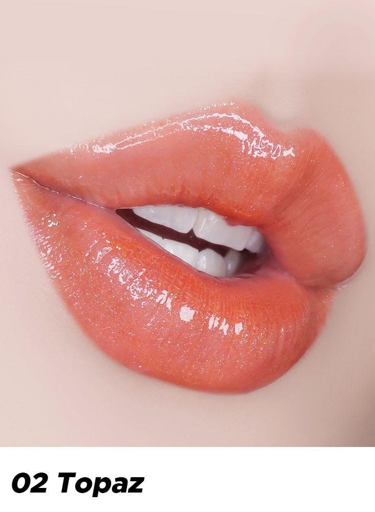 UNICORN GLOW Luminous Lip Gloss 02 Topaz - Image 4