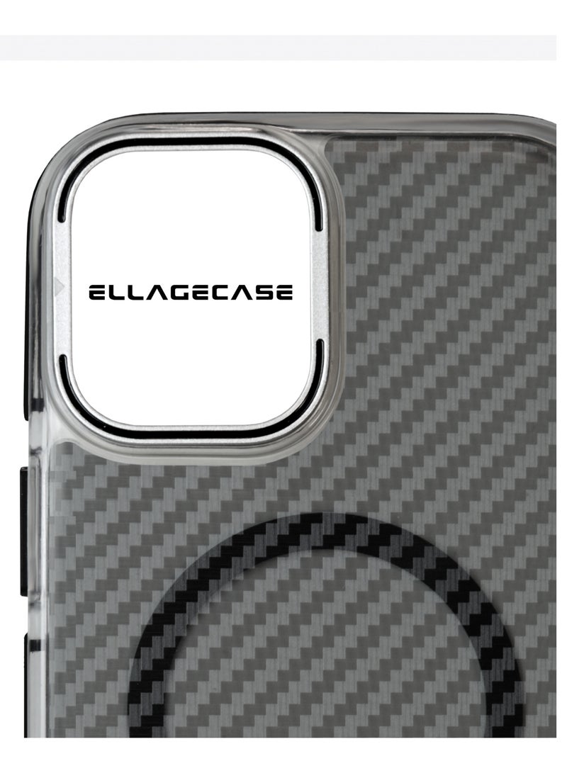 ELLAGECASE Case with stand for iPhone 16, Solid Camera Protection, Shockproof, Compatible with Magsafe and Wireless Charging - Image 2