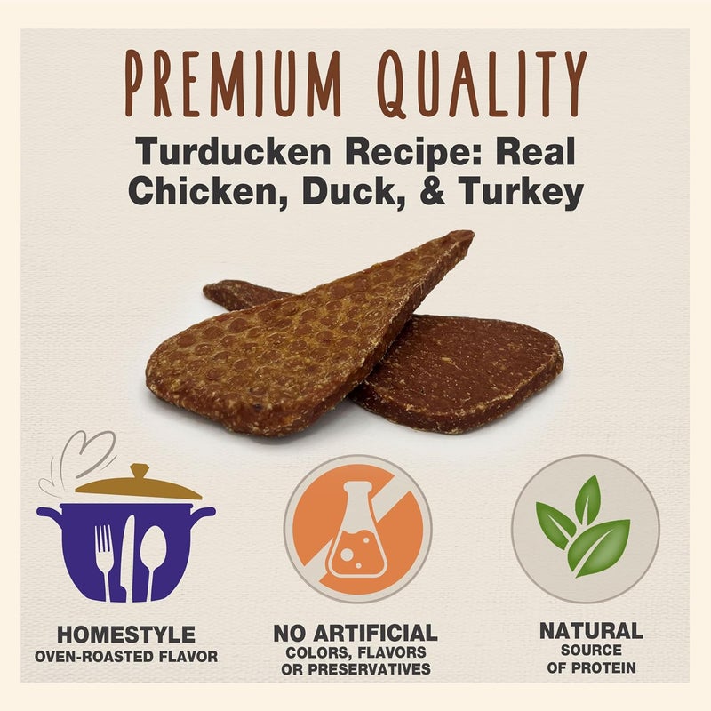 Cadet Gourmet Homestyle Turducken Recipe Jerky Chews for Dogs Healthy Natural Dog Training Treats Made with Real Turkey Duck  Chicken 14 oz - Image 5