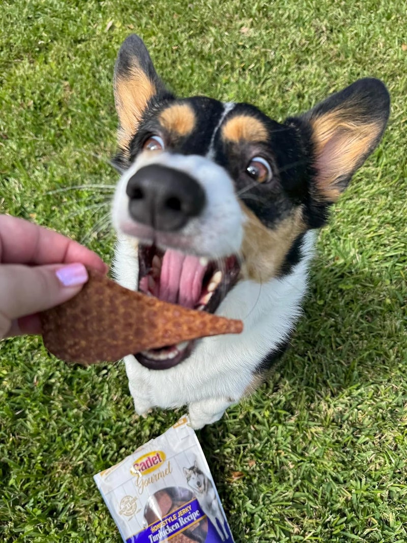 Cadet Gourmet Homestyle Turducken Recipe Jerky Chews for Dogs Healthy Natural Dog Training Treats Made with Real Turkey Duck  Chicken 14 oz - Image 2