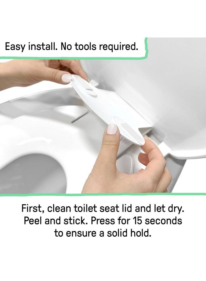 إنجنيونتي Ingenuity: مقعد تدريب على استخدام المرحاض قابل للطي والجلوس من Ingenuity (أبيض) - سهل التركيب والإزالة، يُربط بمقعد المرحاض للبالغين - Image 4