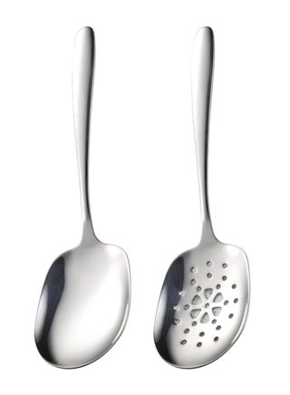 2-Pack Large Serving Spoons Set，Stainless Steel Slotted & Serving Spoons, 9.8" Buffet Utensils - pzsku/ZFC5E45C58A918E37A871Z/45/_/1741069151/120249c9-d71c-4c70-80cd-4c195a501f36