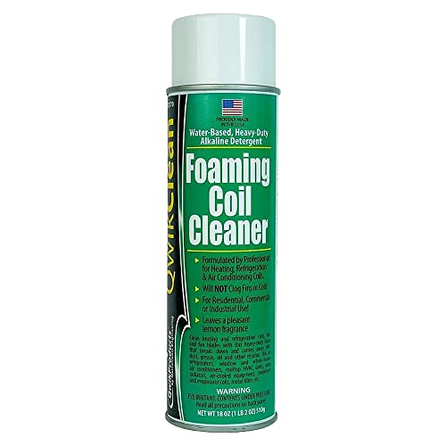QwikProducts Foaming Coil Cleaner for AC Unit, Heating, Refrigerator, Air Conditioner No Rinse Coil Cleaner Spray Breaks Down Dirt, Dust, Grease, and Oil - Image 1