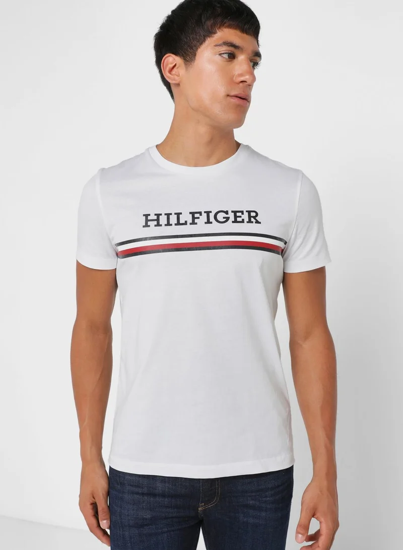 TOMMY HILFIGER Logo Crew Neck T-Shirt