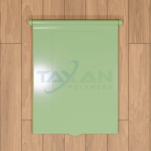 TAXAN POLYMERS Taxan Indian Toilet Seat Cover for Square Commode (21 Inch Orissa Pan) | Hard Plastic PP | Non Soft Close | Green Bathroom Toilet Lid with Easy Installation Kit | 56 x 42 cm - Image 5