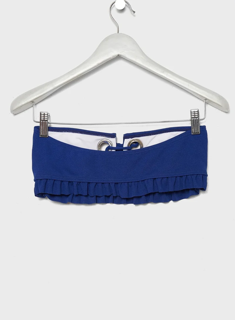 Coconut Cove Eyelet Bandeau Bikini Set