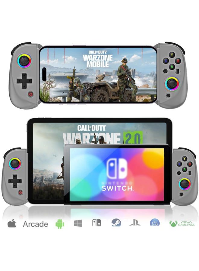 arVin Gamepad Controller for iPad/iPad Mini/iPad Air/Samsung Galaxy Tab/Huawei MatePad/Yoga Tab/iPhone 15/14/Android Phone/PC/Switch/PS4 -Play Xbox Cloud Gaming/PS Remote Play/Steam Link/Call of Duty - Image 1