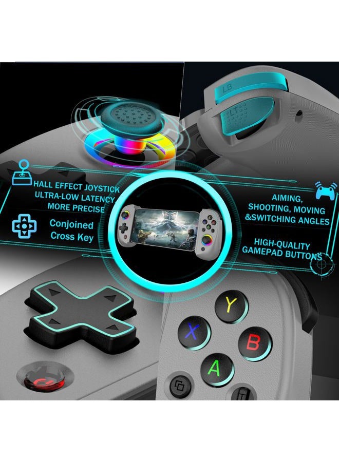 arVin Gamepad Controller for iPad/iPad Mini/iPad Air/Samsung Galaxy Tab/Huawei MatePad/Yoga Tab/iPhone 15/14/Android Phone/PC/Switch/PS4 -Play Xbox Cloud Gaming/PS Remote Play/Steam Link/Call of Duty - Image 3