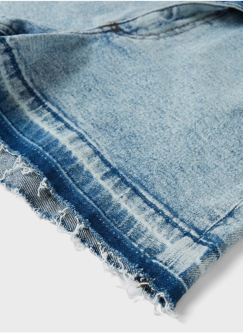 MANGO Youth Teen Denim Shorts  - Image 4