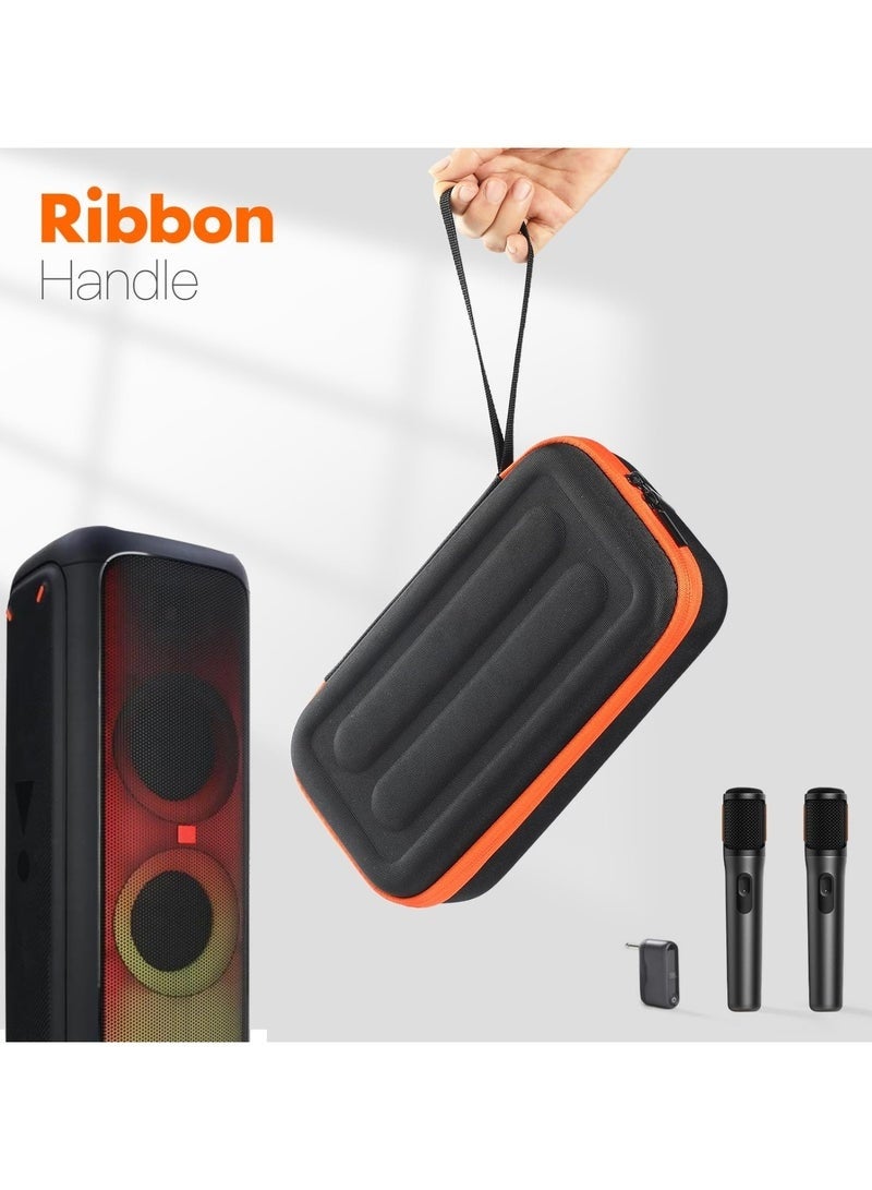 كيلا حقيبة تخزين محمولة من مادة EVA لميكروفون JBL PartyBox اللاسلكي القابل لإعادة الشحن وحقيبة سفر وغطاء واقٍ (إصدار البطارية) - Image 5