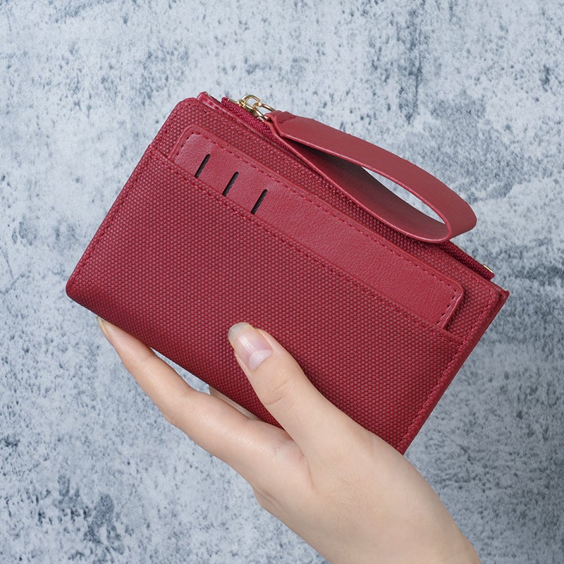 Women's PU Wallet with Zipper - Image 1