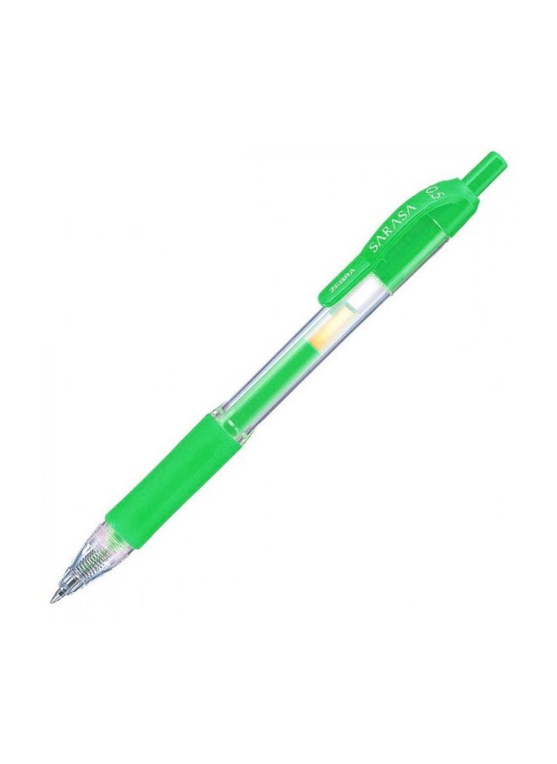 زيبرا - قلم حبر جل أخضر 0.5 - Image 1
