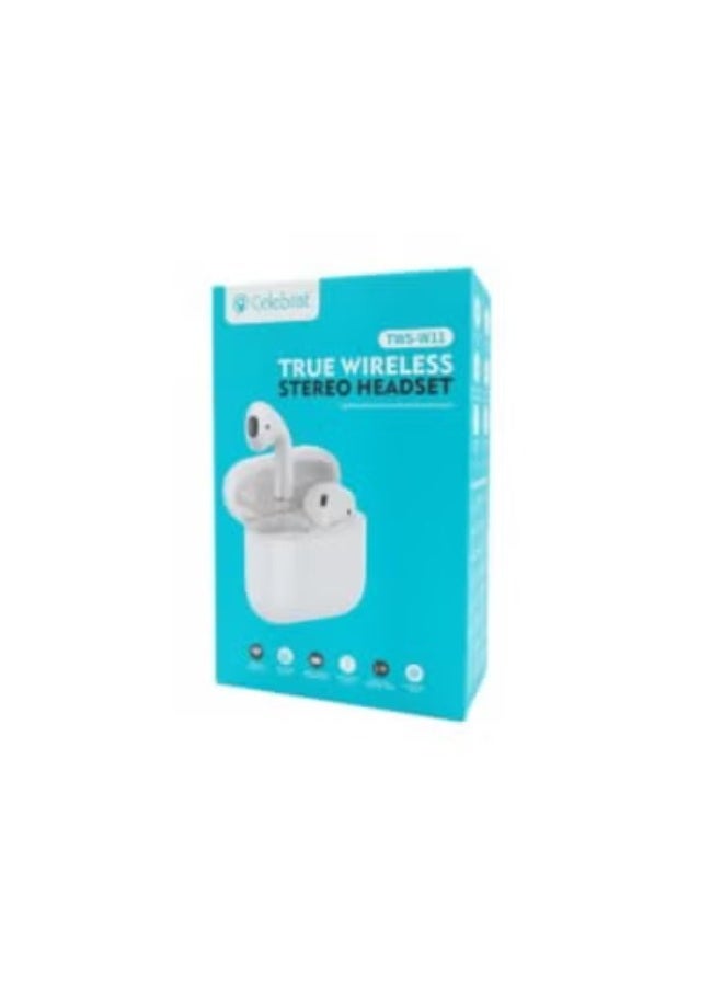 Celebrat - Celebrat TWS-W11 Wireless Earbuds – Clear Sound, Comfortable Fit, Touch Control - Image 1