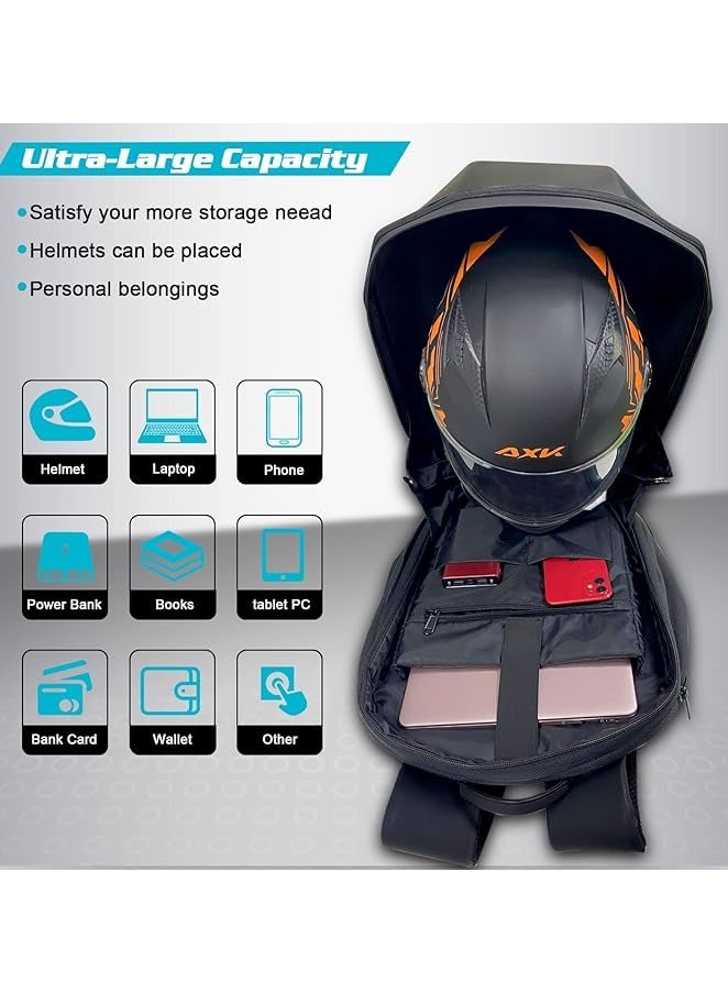 Crelander Motorcycle Backpack LED Programmable Knight Backpack - Image 4