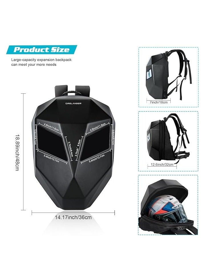 Crelander Motorcycle Backpack LED Programmable Knight Backpack - Image 5