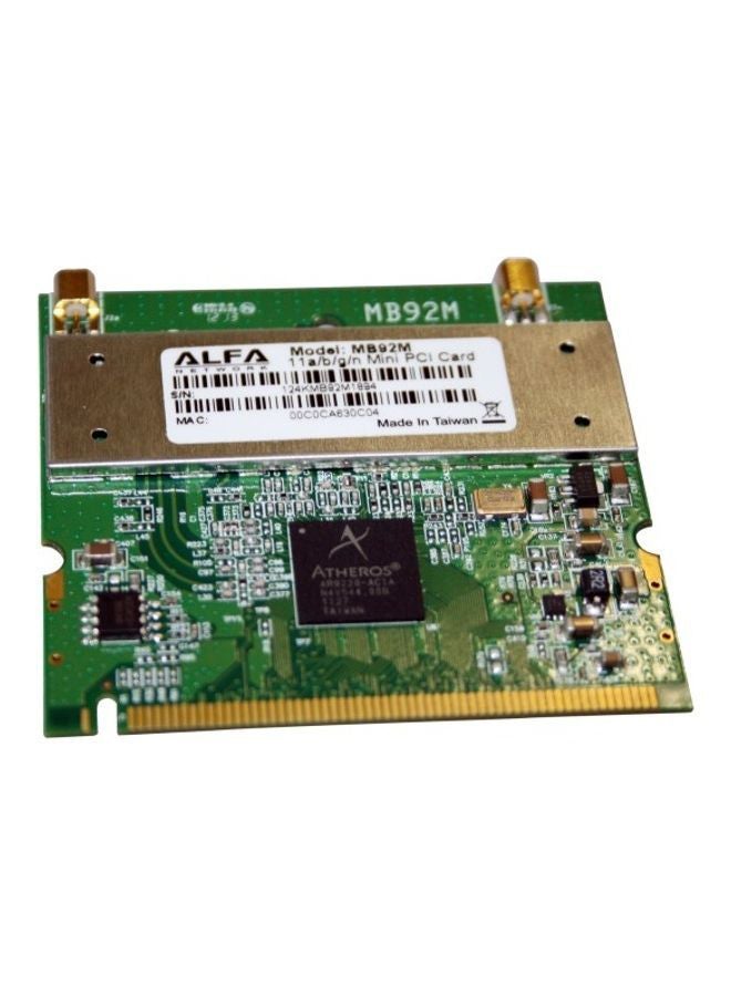 آلفا بطاقة MB92M لاسلكية بمنفذ ميني PCI أخضر - Image 1