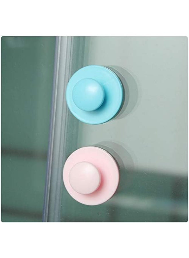 Home-organizer Tech 10 Pcs Self-Stick Drawer Knobs Pull Handle 3M Cabinet Knobs Drawer Auxiliary Pulls Handle Helper Kitchen Sliding Door Window Wardrobe Handle Sticker Cupboard Knobs (Brown) - Image 3