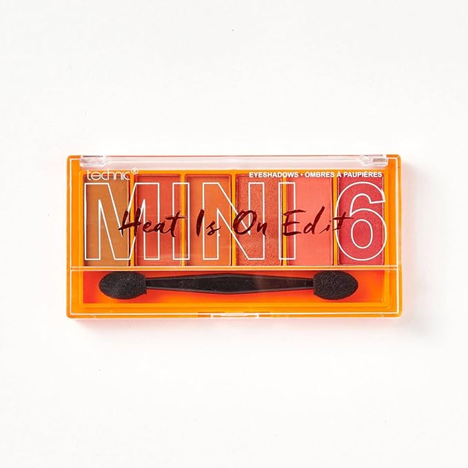 Technic Mini Edit 6 Eyeshadow Palette Long Lasting and Blendable Matte Shimmer Shades 72g London - Image 1